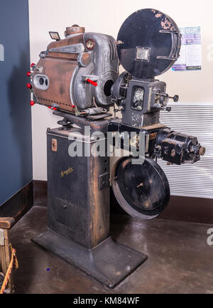 Vintage Theater Movie Projector Stock Photo