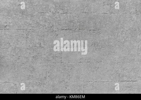 Plastered brick wall, large bricks, surface, background Stock Photo