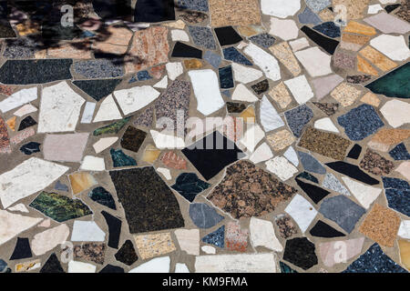 Background of Irregular pieces of marble Stock Photo