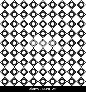 Black and white Triangle pattern background vector illustration.Abstract Circle shape pattern. Stock Vector