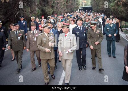 North Atlantic Treaty Organization (NATO) defense chiefs arrive for the opening ceremony of the NATO Military Committee in Chiefs of Defense Session September 15, 2017 in Tirana, Albania.  (photo by PO1 Dominique A. Pineiro  via Planetpix) Stock Photo