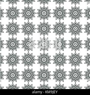 Abstract luxury pattern art background vector illustration.Luxury pattern art.Simple outline tile. Stock Vector