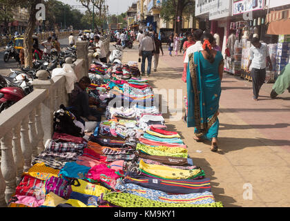 Street market, Mysore, Karnataka, India. Stock Photo