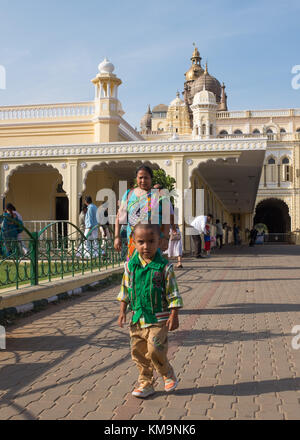 Maharaja's palace, Mysore, Karnataka, India. Stock Photo