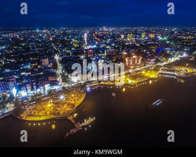 Losari beach the icon of Makassar city. Stock Photo