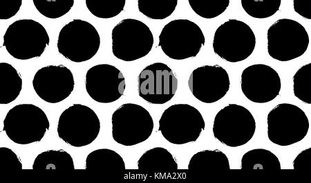 Painted Dots Pattern Stock Vector
