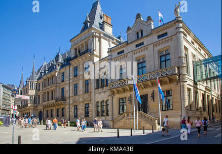 Grand ducal palace, Luxembourg-city, Luxembourg, Europe Stock Photo