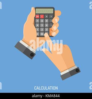 Calculation and Counting Concept Stock Vector