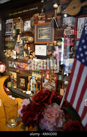 Interior of the Union Oyster House Boston Mass Stock Photo