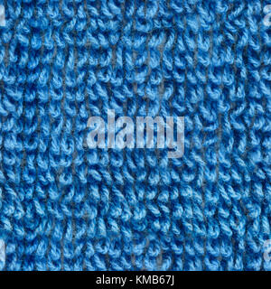 Seamless Carpet Texture with Long Nap. Fabric Material with a Long Pile Blue Color. Repeating Pattern of Tissue Structure Stock Photo
