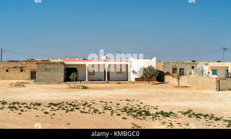 Typical houses in the Tunisian countryside Stock Photo