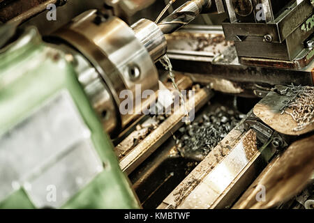 Automated drilling machines Stock Photo