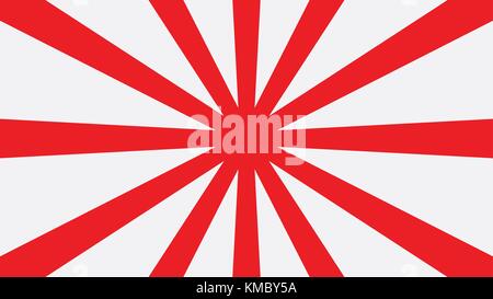 Red sun japan graphic background vector Stock Vector