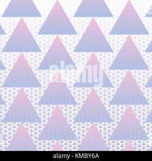 Colorful triangles pattern background with halftone vector Stock Vector