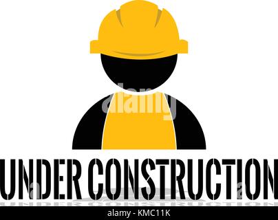 Under construction backgrouind Stock Vector