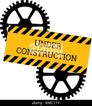 Under construction backgrouind Stock Vector
