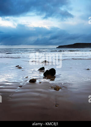 Cayton Bay near Scarborough North Yorkshire England Stock Photo