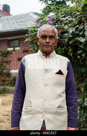 Portrait of an old Indian man. Stock Photo