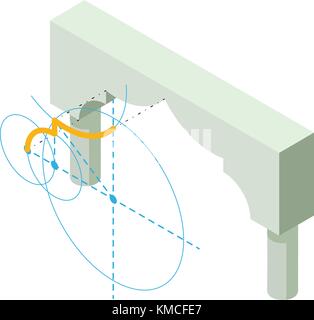 Arch facade icon, isometric 3d style Stock Vector Image & Art - Alamy