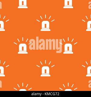 Blue special police flasher pattern seamless Stock Vector