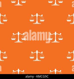 Scales of justice pattern seamless Stock Vector
