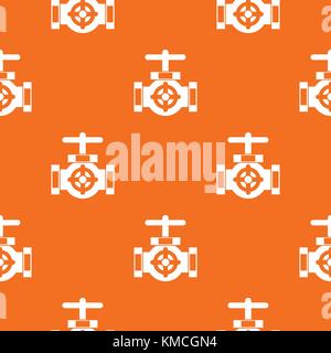 Pipe with a valves pattern seamless Stock Vector