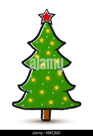 Christmas tree drawing | Free SVG-anthinhphatland.vn
