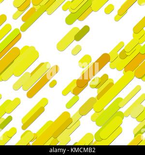 Geometrical seamless chaotic rounded diagonal stripe background pattern - design from colored lines with shadow effect Stock Vector