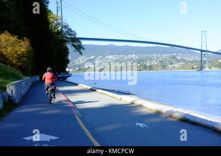 lions gate bridge bike lane