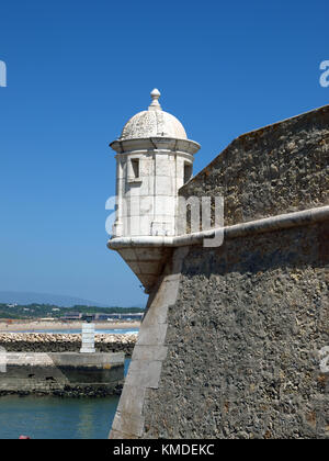 Lagos - a beautiful city on the coast of the Algarve in Portugal Stock Photo