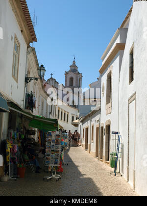 Lagos - a beautiful city on the coast of the Algarve in Portugal Stock Photo