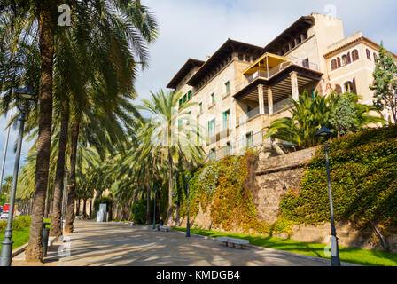 Passeig de Sagrera, Palma, Mallorca, Balearic islands, Spain Stock Photo