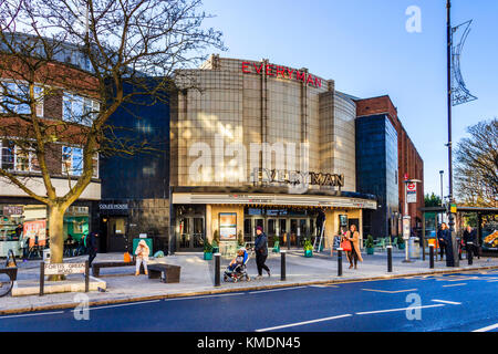 The Everyman Cinema (formerly the Odeon) Muswell Hill, London, UK Stock Photo