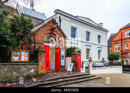 The Highgate Literary and Scientific Institution in South Grove, Highgate Village, London, UK Stock Photo