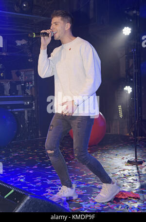 Leon Mallett performing live on stage at G-A-Y, at Heaven, London, after leaving ITV singing contest 'The X Factor' in 14th place.  Featuring: Leon Mallett Where: London, United Kingdom When: 05 Nov 2017 Credit: Chris Jepson/WENN.com Stock Photo