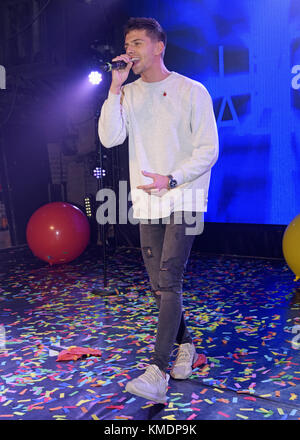 Leon Mallett performing live on stage at G-A-Y, at Heaven, London, after leaving ITV singing contest 'The X Factor' in 14th place.  Featuring: Leon Mallett Where: London, United Kingdom When: 05 Nov 2017 Credit: Chris Jepson/WENN.com Stock Photo