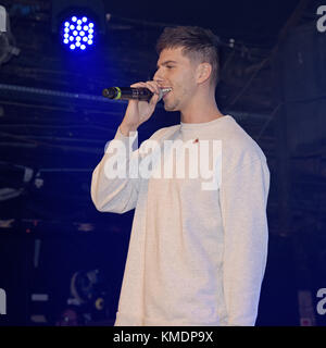 Leon Mallett performing live on stage at G-A-Y, at Heaven, London, after leaving ITV singing contest 'The X Factor' in 14th place.  Featuring: Leon Mallett Where: London, United Kingdom When: 05 Nov 2017 Credit: Chris Jepson/WENN.com Stock Photo