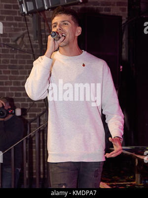 Leon Mallett performing live on stage at G-A-Y, at Heaven, London, after leaving ITV singing contest 'The X Factor' in 14th place.  Featuring: Leon Mallett Where: London, United Kingdom When: 05 Nov 2017 Credit: Chris Jepson/WENN.com Stock Photo