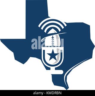 Texas Football Stock Vector
