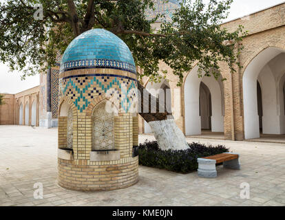 Source of water in the territory of Dorut Tilovat, Shakhrisabz, Uzbekistan Stock Photo