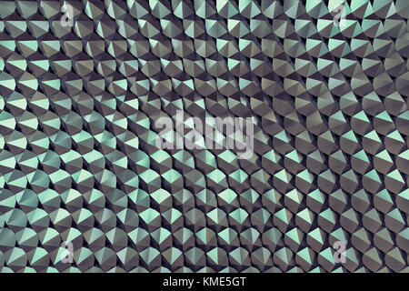 3d rendering of abstract hexagon background Stock Photo