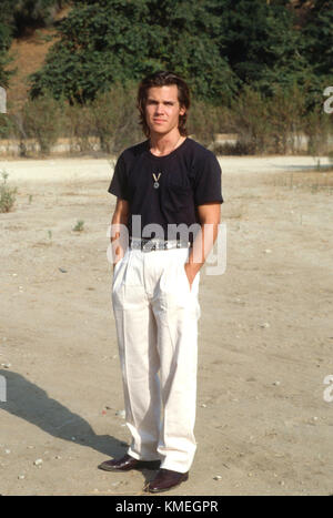 (EXCLUSIVE COVERAGE) Actor Josh Brolin poses during a photo shoot of the cast of television show 'The Young Riders' on July 20.1989 in Los Angeles, California. Photo by Barry King/Alamy Stock Photo