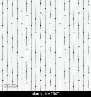 Geometric Abstract Background With Connected Line And Dots Patterns. Stock Vector