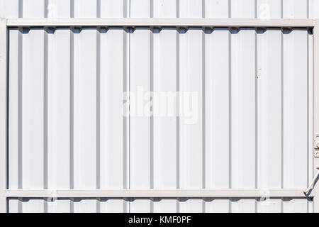 Photo fence from metal profile Stock Photo