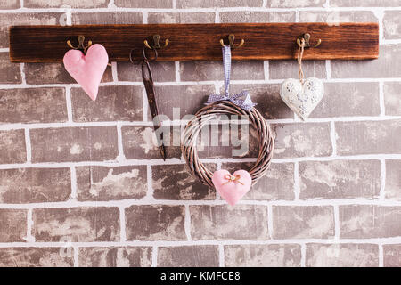 The cloth hanger Stock Photo
