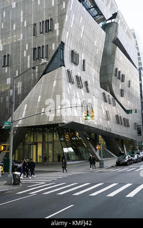 41 Cooper Square the new Cooper Union building designed by Thom Mayne  of Morphosis near Cooper Union square in East Village.New York City.USA Stock Photo