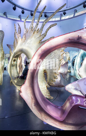 SeaGlass Carousel at Battery Park in New York City Stock Photo