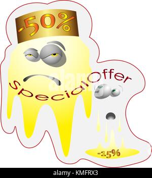 sticer Stock Vector