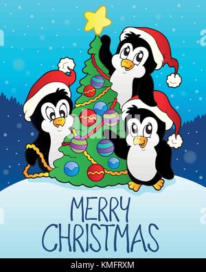 Merry Christmas subject image 7 - eps10 vector illustration. Stock Vector