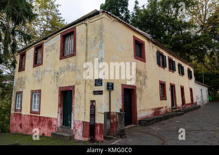 old derelict house in Portugal Stock Photo